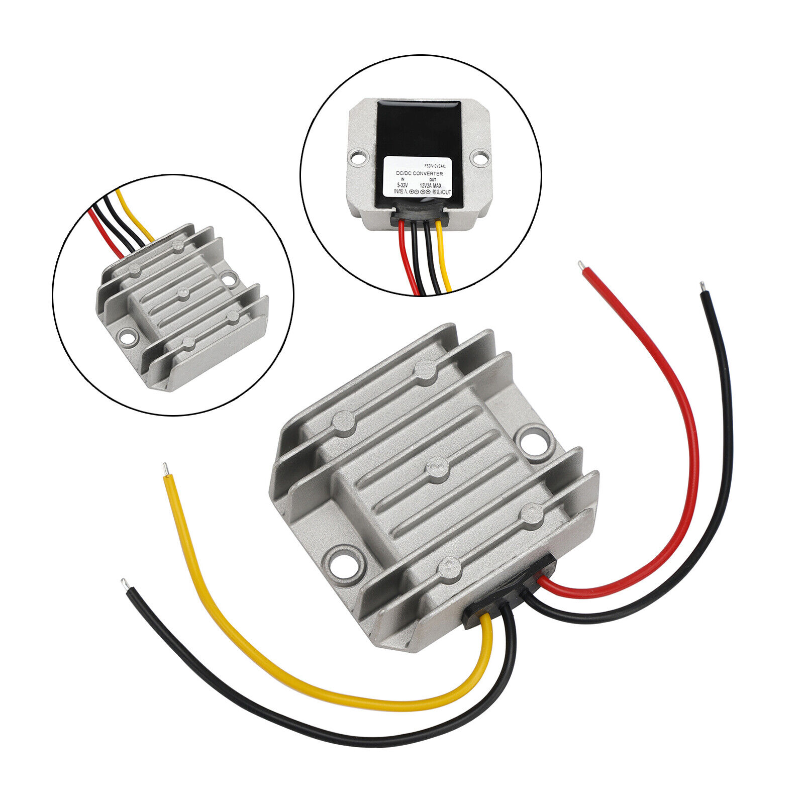 5-32V to 12V DC-DC 2/3A Automatic Voltage Stabilizer Power Converter Regulator. Available Now for $15.61